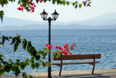 Αγία. Κυριακή, Πήλιο, Ελλάδα Agia. Kyriaki, Pilion, Griekenland